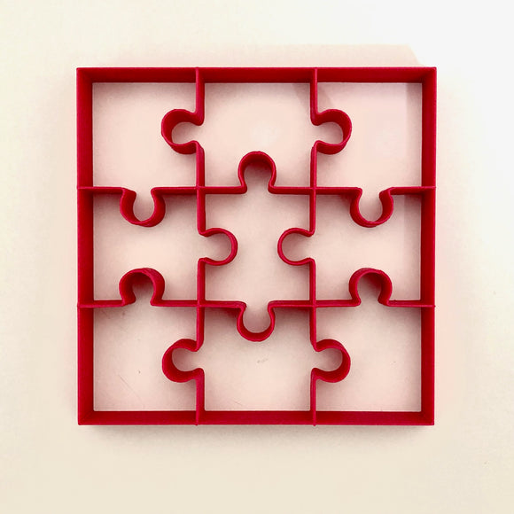Interlocking Jig-saw puzzle multi-cutter