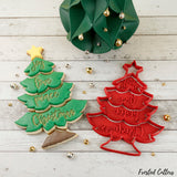 Christmas Tree Puzzle Platter multi-cutter and stamp