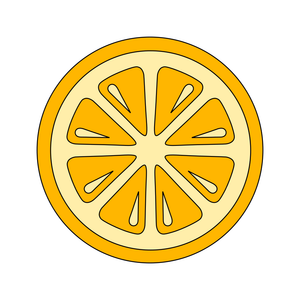 Lemon/Orange/Citrus slice cookie cutter and stamp
