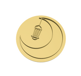 Crescent with hanging lantern stamp