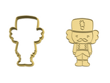 Nutcracker Doll cookie cutter and stamp