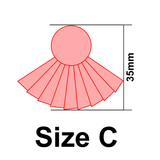 UForm Oriental fan shape clay cutter (UF0071)