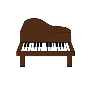 Piano cookie cutter and stamp
