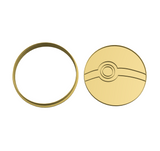 Pokemon Pokeball cookie cutter and stamp