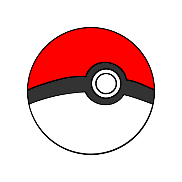 Pokemon Pokeball cookie cutter and stamp
