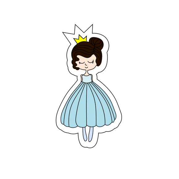 Princess cookie cutter and stamp