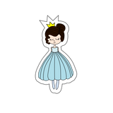 Princess cookie cutter and stamp
