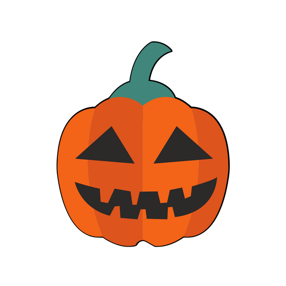 Halloween pumpkin cookie cutter and stamp