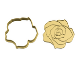 Rose cookie cutter and stamp
