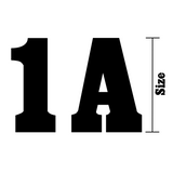 Single letter cookie cutter (J-R)