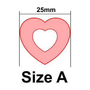 UForm Heart donut shape clay cutter (UF0081)