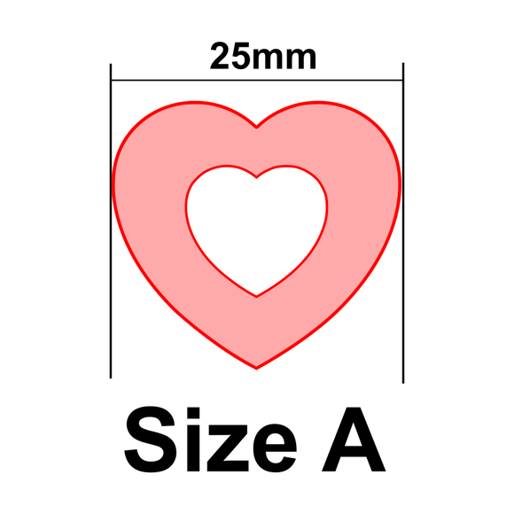 UForm Heart donut shape clay cutter (UF0081)