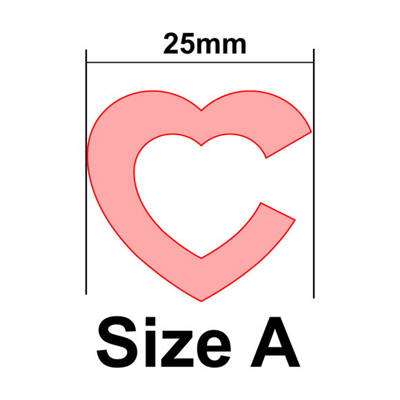 UForm Heart C hoop shape clay cutter (UF0082)