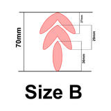 UForm Leaf dangle shape clay cutter (UF0061)