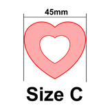 UForm Heart donut shape clay cutter (UF0081)