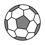 Sport balls (Football/Soccer, Basketball, Volleyball, Tennis) cookie cutter and stamp