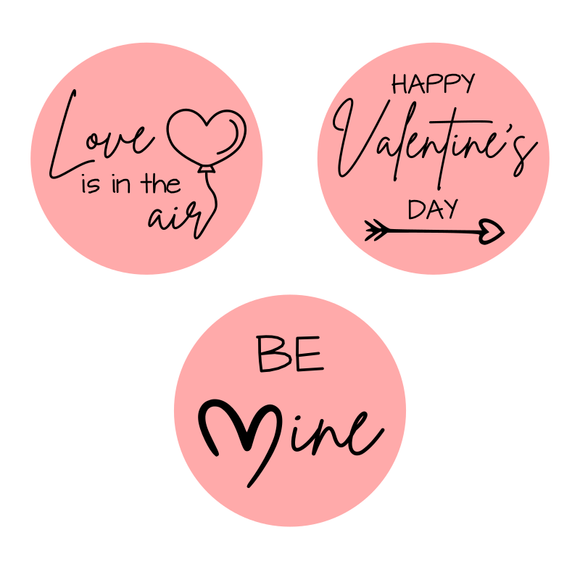 Valentine's stamp set (set of 3)