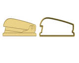 Stapler cookie cutter and stamp
