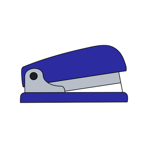 Stapler cookie cutter and stamp