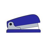 Stapler cookie cutter and stamp