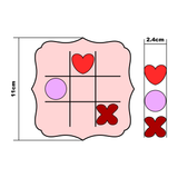 Tic-Tac-Toe Valentines cutter set