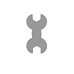 Wrench cookie cutter