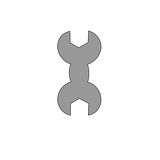 Wrench cookie cutter